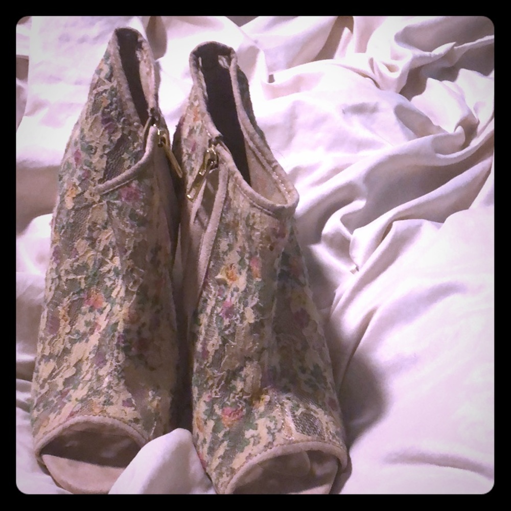 Peep Toe Booties